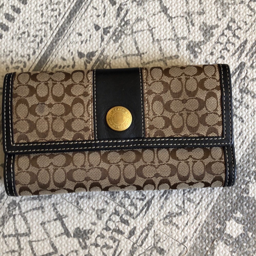 Large Coach wallet